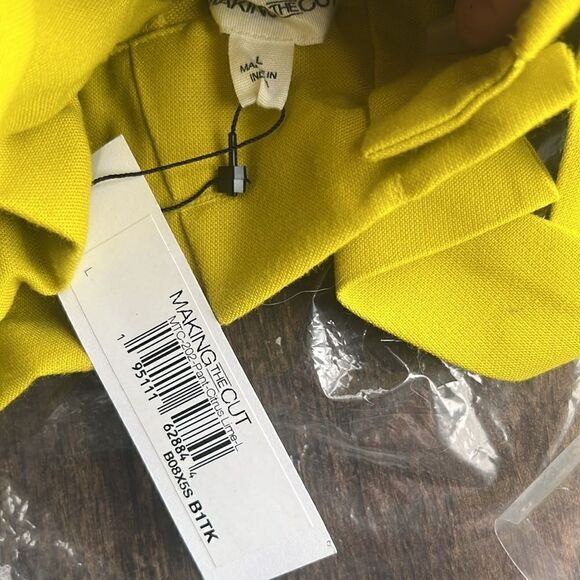 NWT Making the Cut Season 2 Episode 2 Joshua's Wide Leg Citrus Lime Pan… - Picture 11 of 12